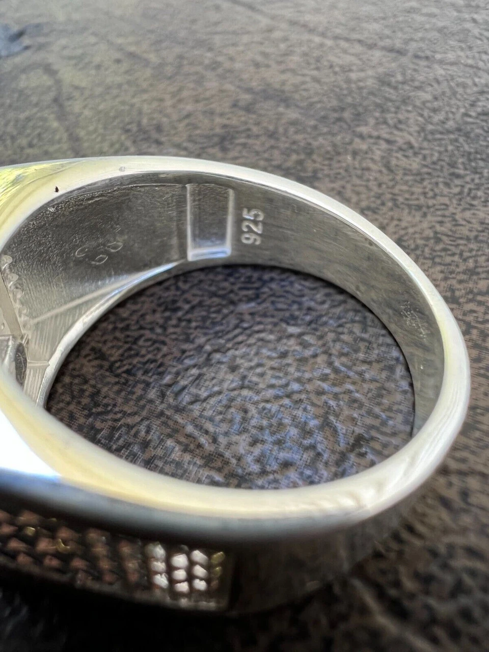 Real Solid 925 Sterling Silver W. 14k Rose Gold Iced Out Crown Diamond Pinky Ring Hip Hop 12 Real Solid 925 Sterling Silver W. 14k Rose Gold Iced Out Crown Diamond Pinky Ring Hip Hop - Image 10