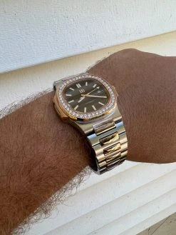 Real Stainless & 14k Rose Gold Iced 2ct Moissanite Plain Watch Pass Diamond Test 19 Real Stainless & 14k Rose Gold Iced 2ct Moissanite Plain Watch Pass Diamond Test -Harlem Bling Shop harlembling real stainless and 14k rose gold iced 2ct moissanite plain watch pass diamond test 47781.1664302450