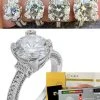 Real VVS D Color Moissanite Engagement Promise Ring 925 Silver 1.2-4.2ct Sz 4-10 -Harlem Bling Shop harlembling real vvs d color moissanite engagement promise ring 925 silver 1.2 4.2ct sz 4 10 21930.1664302193