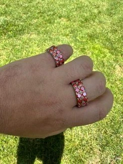 Red Moissanite Ring Real 925 Sterling Silver Hip Hop Iced Tennis Band Big 10mm 38 Red Moissanite Ring Real 925 Sterling Silver Hip Hop Iced Tennis Band Big 10mm -Harlem Bling Shop harlembling red moissanite ring real 925 sterling silver hip hop iced tennis band big 10mm 87003.1683751987