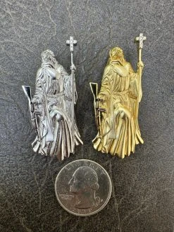 Santa Muerte Grim Reaper Death Pendant W. AK47 925 Silver / Gold Plated Necklace 27 Santa Muerte Grim Reaper Death Pendant W. AK47 925 Silver / Gold Plated Necklace -Harlem Bling Shop harlembling santa muerte grim reaper death pendant w ak47 925 silver gold plated necklace 04788.1685569006