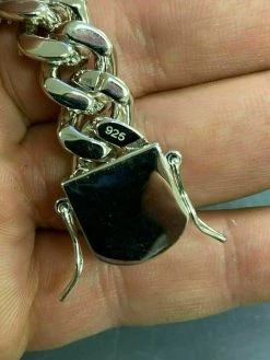 Silver Mens Miami Cuban Bracelet Real Iced Moissanite Pass Diamond Tester HEAVY 24 Silver Mens Miami Cuban Bracelet Real Iced Moissanite Pass Diamond Tester HEAVY -Harlem Bling Shop harlembling silver mens miami cuban bracelet real iced moissanite pass diamond tester heavy 19272.1664387784