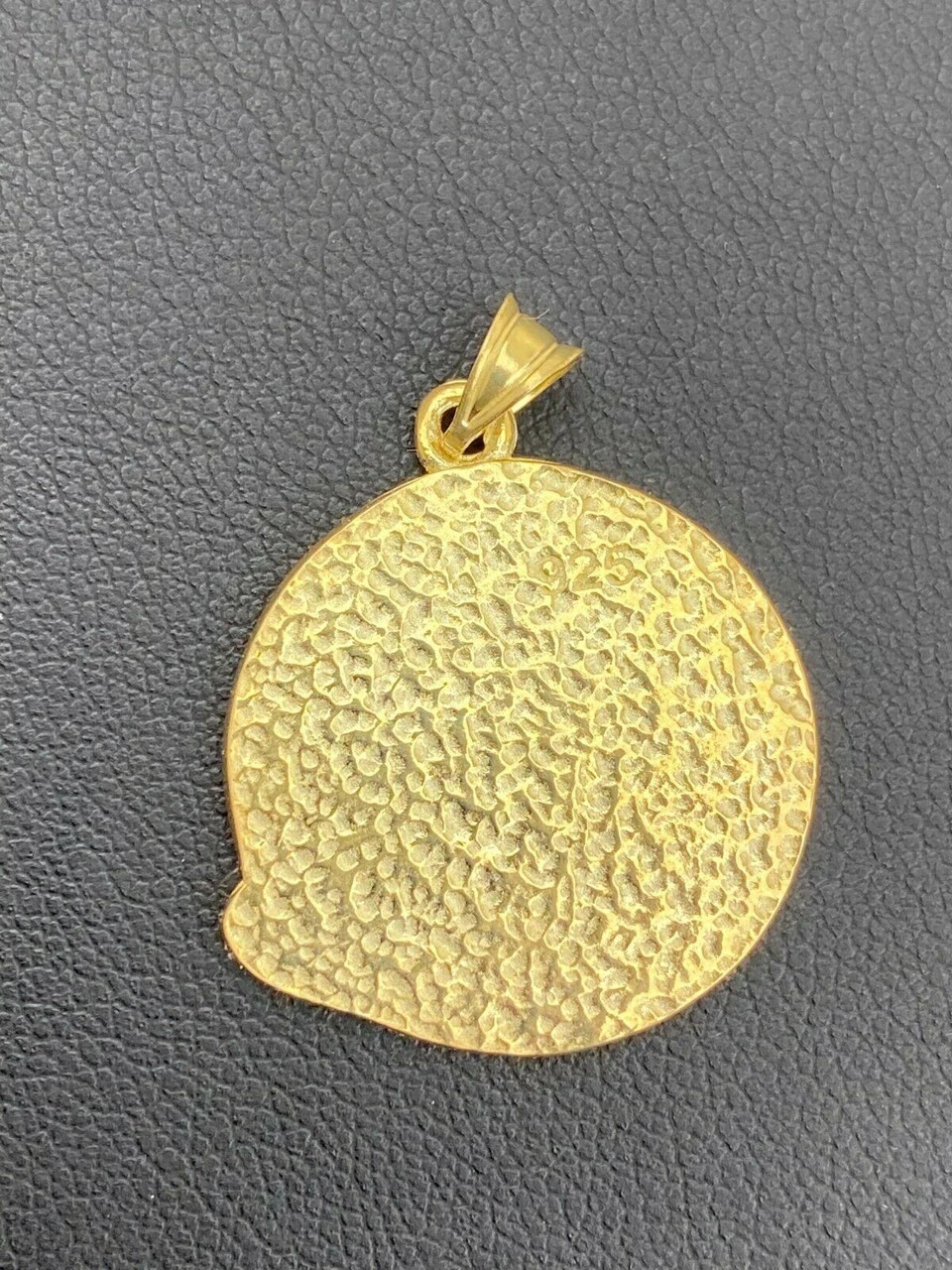 Smiley Kiss Emoji Pendant - Show Love - 14k Gold Over 925 Sterling Silver - 1" Small 7 Smiley Kiss Emoji Pendant - Show Love - 14k Gold Over 925 Sterling Silver - 1" Small - Image 5