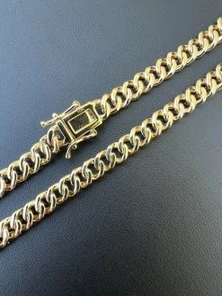 Solid 10k Gold Iced MOISSANITE 6mm Miami Cuban Chain Necklace Pass Diamond Test 21 Solid 10k Gold Iced MOISSANITE 6mm Miami Cuban Chain Necklace Pass Diamond Test -Harlem Bling Shop harlembling solid 10k gold iced moissanite 6mm miami cuban chain necklace pass diamond test 42656.1664356263