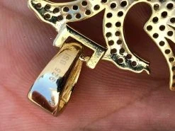 Solid 925 Silver Albanian Kosova Two Headed Eagle Pendant Diamond 2" Big Piece -Harlem Bling Shop harlembling solid 925 silver albanian kosova two headed eagle pendant diamond 2 big piece 28553.1664400125