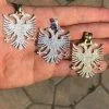 Solid 925 Silver Albanian Kosova Two Headed Eagle Pendant Diamond 2" Big Piece 1 Solid 925 Silver Albanian Kosova Two Headed Eagle Pendant Diamond 2" Big Piece -Harlem Bling Shop harlembling solid 925 silver albanian kosova two headed eagle pendant diamond 2 big piece 40814.1664379205