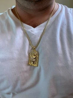 Solid 925 Silver & 14k Gold Jesus Piece HIP HOP 0.1ct REAL Natural Diamond Iced 28 Solid 925 Silver & 14k Gold Jesus Piece HIP HOP 0.1ct REAL Natural Diamond Iced -Harlem Bling Shop harlembling solid 925 silver and 14k gold jesus piece hip hop 0.1ct real natural diamond iced 59042.1664382838