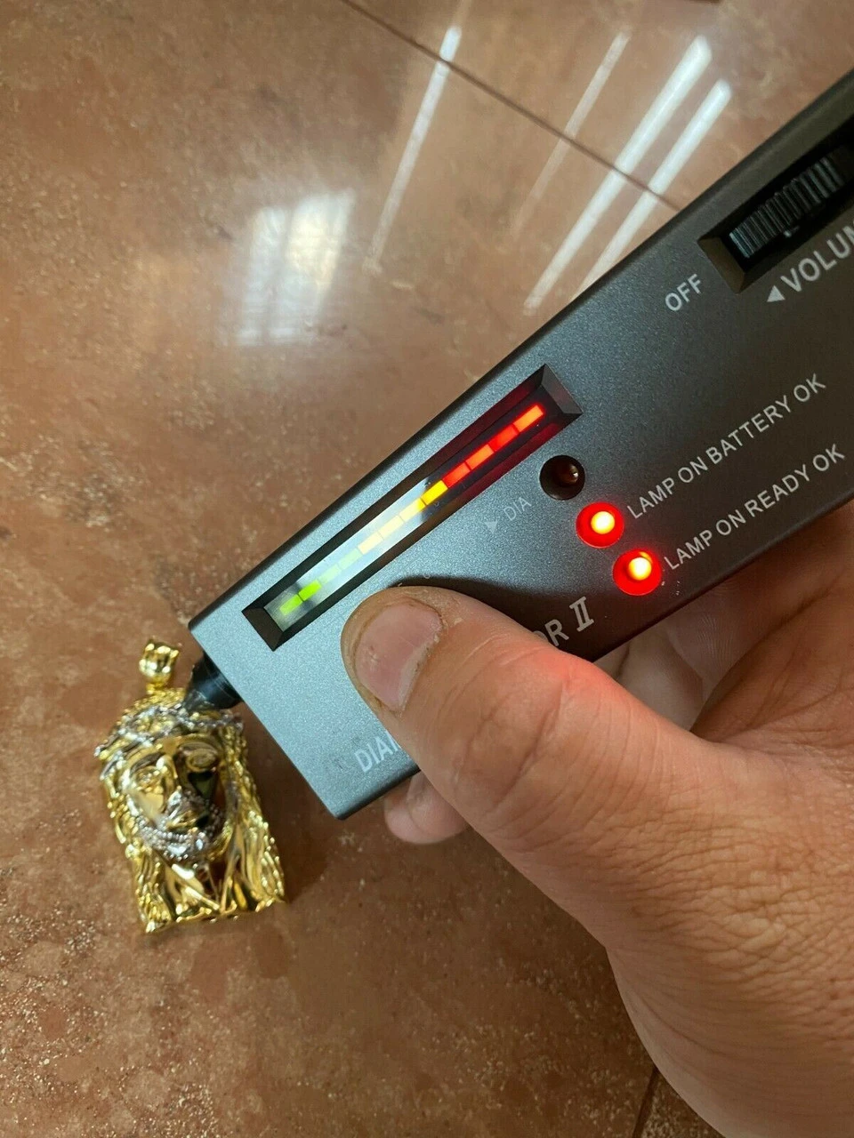 Solid 925 Silver & 14k Gold Jesus Piece HIP HOP 0.1ct REAL Natural Diamond Iced 4 Solid 925 Silver & 14k Gold Jesus Piece HIP HOP 0.1ct REAL Natural Diamond Iced - Image 2