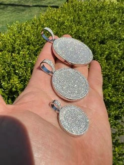 Solid 925 Silver Bling Out Iced Round Hip Hop Dog Tag Medallion Pendant Necklace 17 Solid 925 Silver Bling Out Iced Round Hip Hop Dog Tag Medallion Pendant Necklace -Harlem Bling Shop harlembling solid 925 silver bling out iced round hip hop dog tag medallion pendant necklace 15690.1664355763