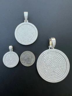 Solid 925 Silver Bling Out Iced Round Hip Hop Dog Tag Medallion Pendant Necklace 19 Solid 925 Silver Bling Out Iced Round Hip Hop Dog Tag Medallion Pendant Necklace -Harlem Bling Shop harlembling solid 925 silver bling out iced round hip hop dog tag medallion pendant necklace 74738.1664357218