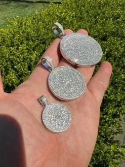 Solid 925 Silver Bling Out Iced Round Hip Hop Dog Tag Medallion Pendant Necklace 22 Solid 925 Silver Bling Out Iced Round Hip Hop Dog Tag Medallion Pendant Necklace -Harlem Bling Shop harlembling solid 925 silver bling out iced round hip hop dog tag medallion pendant necklace 88640.1664358167