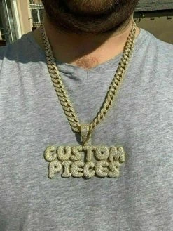 SOLID 925 SILVER Custom Bubble Letter Name Pendant Diamond FULLY ICED Bust Down 24 SOLID 925 SILVER Custom Bubble Letter Name Pendant Diamond FULLY ICED Bust Down -Harlem Bling Shop harlembling solid 925 silver custom bubble letter name pendant diamond fully iced bust down 51922.1664383417