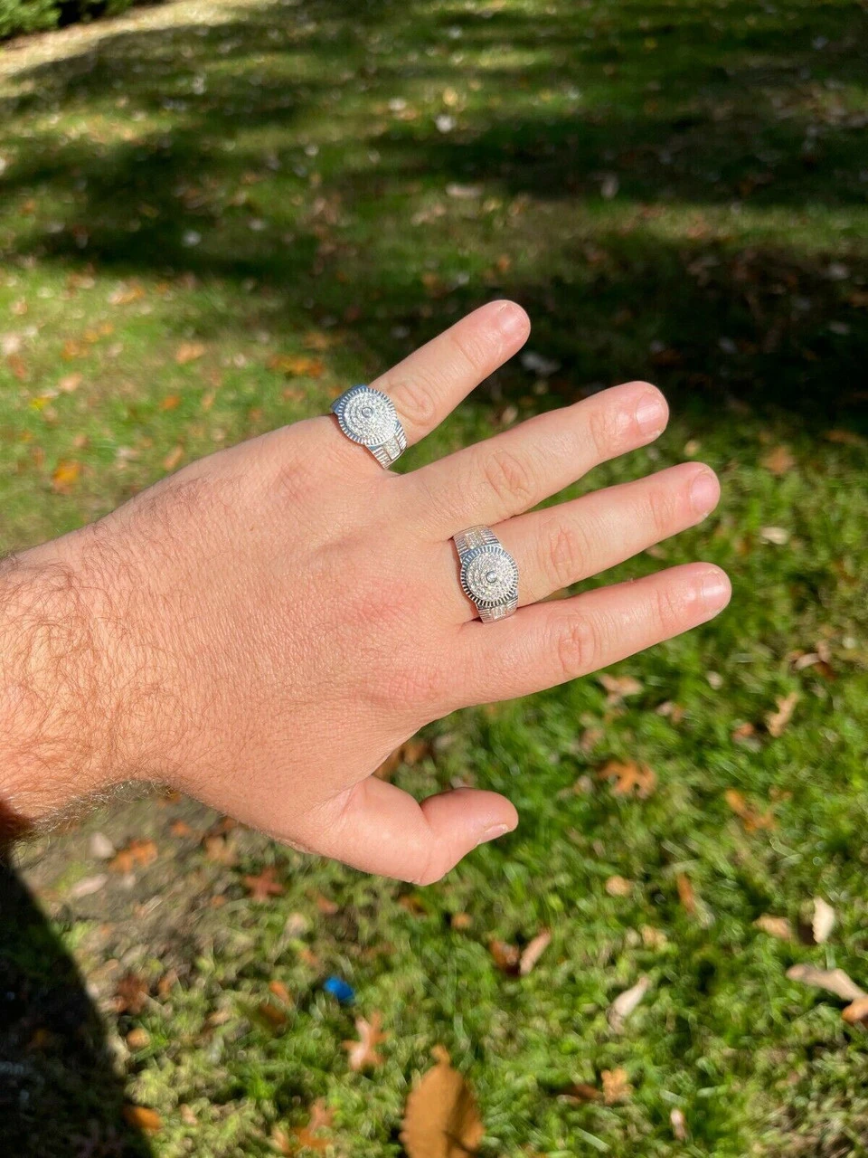 Solid 925 Silver Hip Hop Iced Moissanite Pinky Ring REAL Stone Pass Diamond Test 8 Solid 925 Silver Hip Hop Iced Moissanite Pinky Ring REAL Stone Pass Diamond Test - Image 6