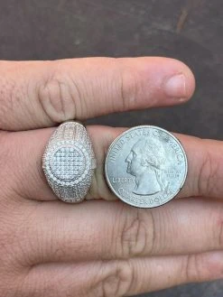 Solid 925 Silver Iced Hip Hop Pinky Ring REAL MOISSANITE Stone Pass Diamond Test 23 Solid 925 Silver Iced Hip Hop Pinky Ring REAL MOISSANITE Stone Pass Diamond Test -Harlem Bling Shop harlembling solid 925 silver iced hip hop pinky ring real moissanite stone pass diamond test 06975.1664356483