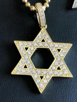 Solid 925 Silver Iced Magen Star Of David Jewish Iced Diamond 14k Gold Rhodium 15 Solid 925 Silver Iced Magen Star Of David Jewish Iced Diamond 14k Gold Rhodium -Harlem Bling Shop harlembling solid 925 silver iced magen star of david jewish iced diamond 14k gold rhodium 39179.1664393873