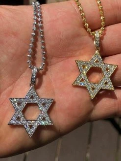 Solid 925 Silver Iced Magen Star Of David Jewish Iced Diamond 14k Gold Rhodium 13 Solid 925 Silver Iced Magen Star Of David Jewish Iced Diamond 14k Gold Rhodium -Harlem Bling Shop harlembling solid 925 silver iced magen star of david jewish iced diamond 14k gold rhodium 43815.1664382910