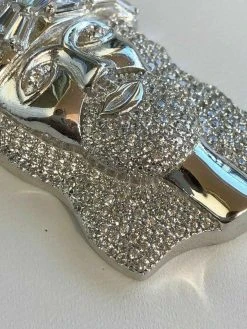 Solid 925 Silver Jesus Pendant ICY 2ct Diamond Baguette SUPER ICED Bust Down -Harlem Bling Shop harlembling solid 925 silver jesus pendant icy 2ct diamond baguette super iced bust down 96188.1664384852