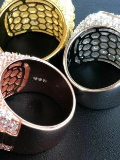 Solid 925 Silver Men's Hip Hop Rapper Big Diamond Pinky RING 14k Gold Super Icy! 20 Solid 925 Silver Men's Hip Hop Rapper Big Diamond Pinky RING 14k Gold Super Icy! -Harlem Bling Shop harlembling solid 925 silver mens hip hop rapper big diamond pinky ring 14k gold super icy 28707.1664394412