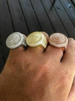 Solid 925 Silver Men's ICED ICY Large Diamond Pinky RING 14k Gold 7 8 9 10 11 12 24 Solid 925 Silver Men's ICED ICY Large Diamond Pinky RING 14k Gold 7 8 9 10 11 12 -Harlem Bling Shop harlembling solid 925 silver mens iced icy large diamond pinky ring 14k gold 7 8 9 10 11 12 73899.1664374401