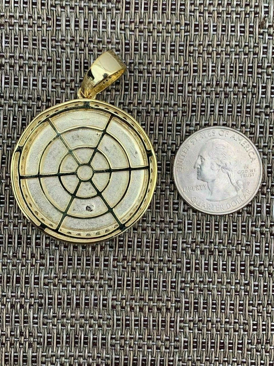 Solid 925 Silver Mens Large Allah Muslim Islamic Pendant Chain Iced Icy Hip Hop 8 Solid 925 Silver Mens Large Allah Muslim Islamic Pendant Chain Iced Icy Hip Hop - Image 6