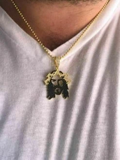 Solid 925 Silver Super Icy Jesus Piece Black Diamond Rapper Gold Chain Pendant 24 Solid 925 Silver Super Icy Jesus Piece Black Diamond Rapper Gold Chain Pendant -Harlem Bling Shop harlembling solid 925 silver super icy jesus piece black diamond rapper gold chain pendant 43426.1664374165