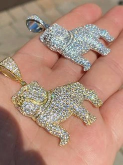 Solid 925 Sterling Bull Dog Pendant Necklace Iced Gold Silver Necklace Hip Hop 21 Solid 925 Sterling Bull Dog Pendant Necklace Iced Gold Silver Necklace Hip Hop -Harlem Bling Shop harlembling solid 925 sterling bull dog pendant necklace iced gold silver necklace hip hop 78299.1664372021