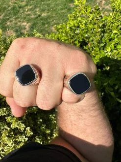 Solid 925 Sterling Silver Diamond Shape Black Onyx Mens Signet Ring Sizes 7-13 26 Solid 925 Sterling Silver Diamond Shape Black Onyx Mens Signet Ring Sizes 7-13 -Harlem Bling Shop harlembling solid 925 sterling silver diamond shape black onyx mens signet ring sizes 7 13 53959.1682627443