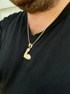 Solid 925 Sterling Silver Hip Hop Bicep Muscle Emoji Pendant Necklace Iced Gold 19 Solid 925 Sterling Silver Hip Hop Bicep Muscle Emoji Pendant Necklace Iced Gold -Harlem Bling Shop harlembling solid 925 sterling silver hip hop bicep muscle emoji pendant necklace iced gold 69848.1664382720
