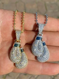 Solid 925 Sterling Silver Hip Hop Boxing Gloves Pendant Necklace Iced Diamond 20 Solid 925 Sterling Silver Hip Hop Boxing Gloves Pendant Necklace Iced Diamond -Harlem Bling Shop harlembling solid 925 sterling silver hip hop boxing gloves pendant necklace iced diamond 83556.1664371241