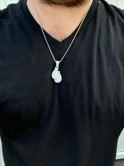 Solid 925 Sterling Silver Hip Hop Boxing Gloves Pendant Necklace Iced Diamond 23 Solid 925 Sterling Silver Hip Hop Boxing Gloves Pendant Necklace Iced Diamond -Harlem Bling Shop harlembling solid 925 sterling silver hip hop boxing gloves pendant necklace iced diamond 94155.1664382956