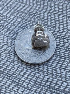 Solid 925 Sterling Silver Iced Heart Stud Earrings Moissanite Pass Diamond Test -Harlem Bling Shop harlembling solid 925 sterling silver iced heart stud earrings moissanite pass diamond test 23302.1664392027