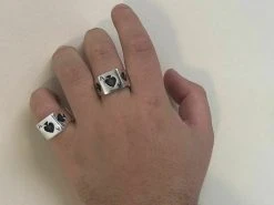 Solid 925 Sterling Silver Men Ace Of Spades Ring Lucky Poker Card Hand Size 7-13 21 Solid 925 Sterling Silver Men Ace Of Spades Ring Lucky Poker Card Hand Size 7-13 -Harlem Bling Shop harlembling solid 925 sterling silver men ace of spades ring lucky poker card hand size 7 13 93528.1664381158