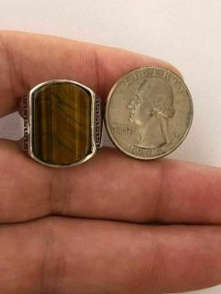 Solid 925 Sterling Silver Tiger's Eye Mens Signet Ring Size 7 8 9 10 11 12 13 13 Solid 925 Sterling Silver Tiger's Eye Mens Signet Ring Size 7 8 9 10 11 12 13 -Harlem Bling Shop harlembling solid 925 sterling silver tigers eye mens signet ring size 7 8 9 10 11 12 13 53899.1664391670