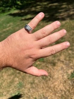 Solid Mens MOISSANITE Nugget Ring Real 925 Silver Iced Pinky Pass Diamond Tester 22 Solid Mens MOISSANITE Nugget Ring Real 925 Silver Iced Pinky Pass Diamond Tester -Harlem Bling Shop harlembling solid mens moissanite nugget ring real 925 silver iced pinky pass diamond tester 02385.1664302056