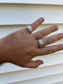 Solid Mens MOISSANITE Nugget Ring Real 925 Silver Iced Pinky Pass Diamond Tester 20 Solid Mens MOISSANITE Nugget Ring Real 925 Silver Iced Pinky Pass Diamond Tester -Harlem Bling Shop harlembling solid mens moissanite nugget ring real 925 silver iced pinky pass diamond tester 54598.1664302706