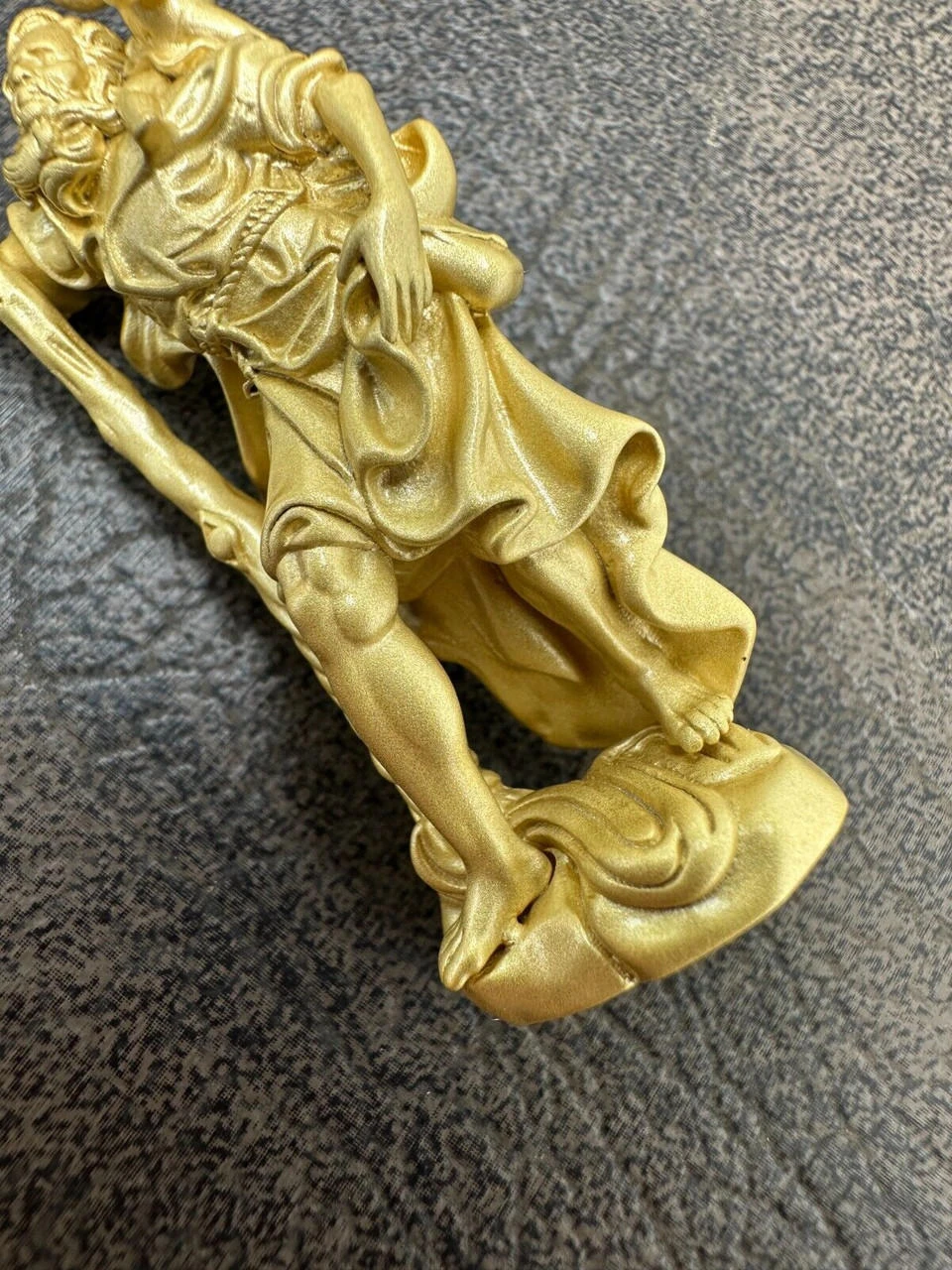 St Christopher Real 925 Silver / 14k Yellow Rose Gold Heavy 3D Pendant Necklace 17 St Christopher Real 925 Silver / 14k Yellow Rose Gold Heavy 3D Pendant Necklace - Image 15