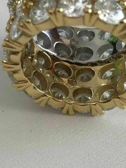 Tennis Ring 14k Gold & Solid 925 Silver Diamond Pinky Wedding Band Mens Womens -Harlem Bling Shop harlembling tennis ring 14k gold and solid 925 silver diamond pinky wedding band mens womens 84779.1664374571