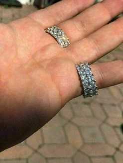 Tennis Ring 14k Gold & Solid 925 Silver Princess Cut Diamond Pinky Wedding Band 22 Tennis Ring 14k Gold & Solid 925 Silver Princess Cut Diamond Pinky Wedding Band -Harlem Bling Shop harlembling tennis ring 14k gold and solid 925 silver princess cut diamond pinky wedding band 69235.1664373120