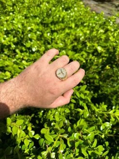 VVS Moissanite Nugget Ring Jesus On Cross Real 925 Silver 14K Gold Plated Iced 34 VVS Moissanite Nugget Ring Jesus On Cross Real 925 Silver 14K Gold Plated Iced -Harlem Bling Shop harlembling vvs moissanite nugget ring jesus on cross real 925 silver 14k gold plated iced 18081.1683752171