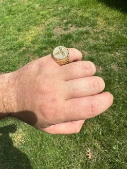 VVS Moissanite Nugget Ring Jesus On Cross Real 925 Silver 14K Gold Plated Iced 29 VVS Moissanite Nugget Ring Jesus On Cross Real 925 Silver 14K Gold Plated Iced -Harlem Bling Shop harlembling vvs moissanite nugget ring jesus on cross real 925 silver 14k gold plated iced 58253.1683752263