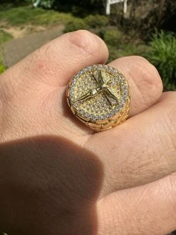 VVS Moissanite Nugget Ring Jesus On Cross Real 925 Silver 14K Gold Plated Iced 26 VVS Moissanite Nugget Ring Jesus On Cross Real 925 Silver 14K Gold Plated Iced -Harlem Bling Shop harlembling vvs moissanite nugget ring jesus on cross real 925 silver 14k gold plated iced 92669.1683751998
