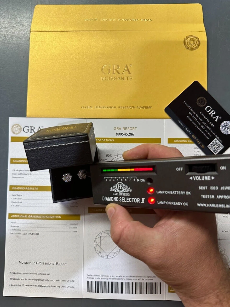 VVS Moissanite Studs Cluster Flower Set Earrings Real 925 Sterling Silver 6-11mm 10 VVS Moissanite Studs Cluster Flower Set Earrings Real 925 Sterling Silver 6-11mm - Image 8