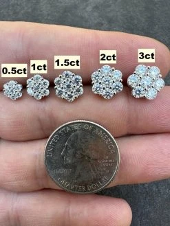 VVS Moissanite Studs Cluster Flower Set Earrings Real 925 Sterling Silver 6-11mm 28 VVS Moissanite Studs Cluster Flower Set Earrings Real 925 Sterling Silver 6-11mm -Harlem Bling Shop harlembling vvs moissanite studs cluster flower set earrings real 925 sterling silver 6 11mm 56004.1697510656