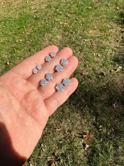 VVS Moissanite Studs Cluster Flower Set Earrings Real 925 Sterling Silver 6-11mm 40 VVS Moissanite Studs Cluster Flower Set Earrings Real 925 Sterling Silver 6-11mm -Harlem Bling Shop harlembling vvs moissanite studs cluster flower set earrings real 925 sterling silver 6 11mm 87996.1697510771