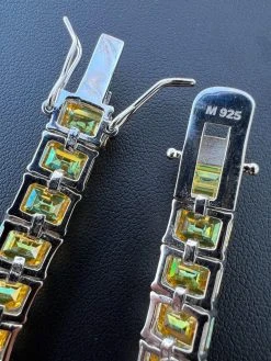 Yellow Canary 60ct MOISSANITE 8mm Tennis Bracelet 925 Silver Pass Diamond Test -Harlem Bling Shop harlembling yellow canary 60ct moissanite 8mm tennis bracelet 925 silver pass diamond test 78399.1674668406