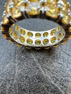 Yellow Canary Moissanite Ring Real 925 Silver Hip Hop Iced Tennis Band Big 10mm 30 Yellow Canary Moissanite Ring Real 925 Silver Hip Hop Iced Tennis Band Big 10mm -Harlem Bling Shop harlembling yellow canary moissanite ring real 925 silver hip hop iced tennis band big 10mm 51619.1679513025