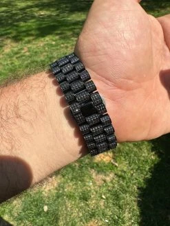 16.1 Ct Black MOISSANITE Mens Presidential Watch Iced Bust Down Hip Hop 27 16.1 Ct Black MOISSANITE Mens Presidential Watch Iced Bust Down Hip Hop -Harlem Bling Shop hip hop 16.1 ct black moissanite mens presidential watch iced bust down hip hop 14998.1682627425