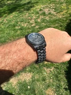 16.1 Ct Black MOISSANITE Mens Presidential Watch Iced Bust Down Hip Hop 40 16.1 Ct Black MOISSANITE Mens Presidential Watch Iced Bust Down Hip Hop -Harlem Bling Shop hip hop 16.1 ct black moissanite mens presidential watch iced bust down hip hop 92882.1682627618