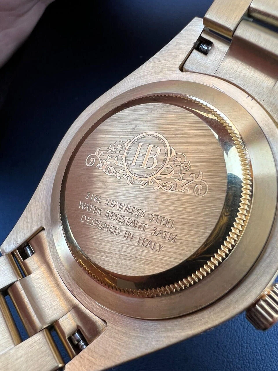 16ct MOISSANITE Mens 14k Gold Over Stainless Watch Honeycomb Iced Arabic Dial 18 16ct MOISSANITE Mens 14k Gold Over Stainless Watch Honeycomb Iced Arabic Dial - Image 16