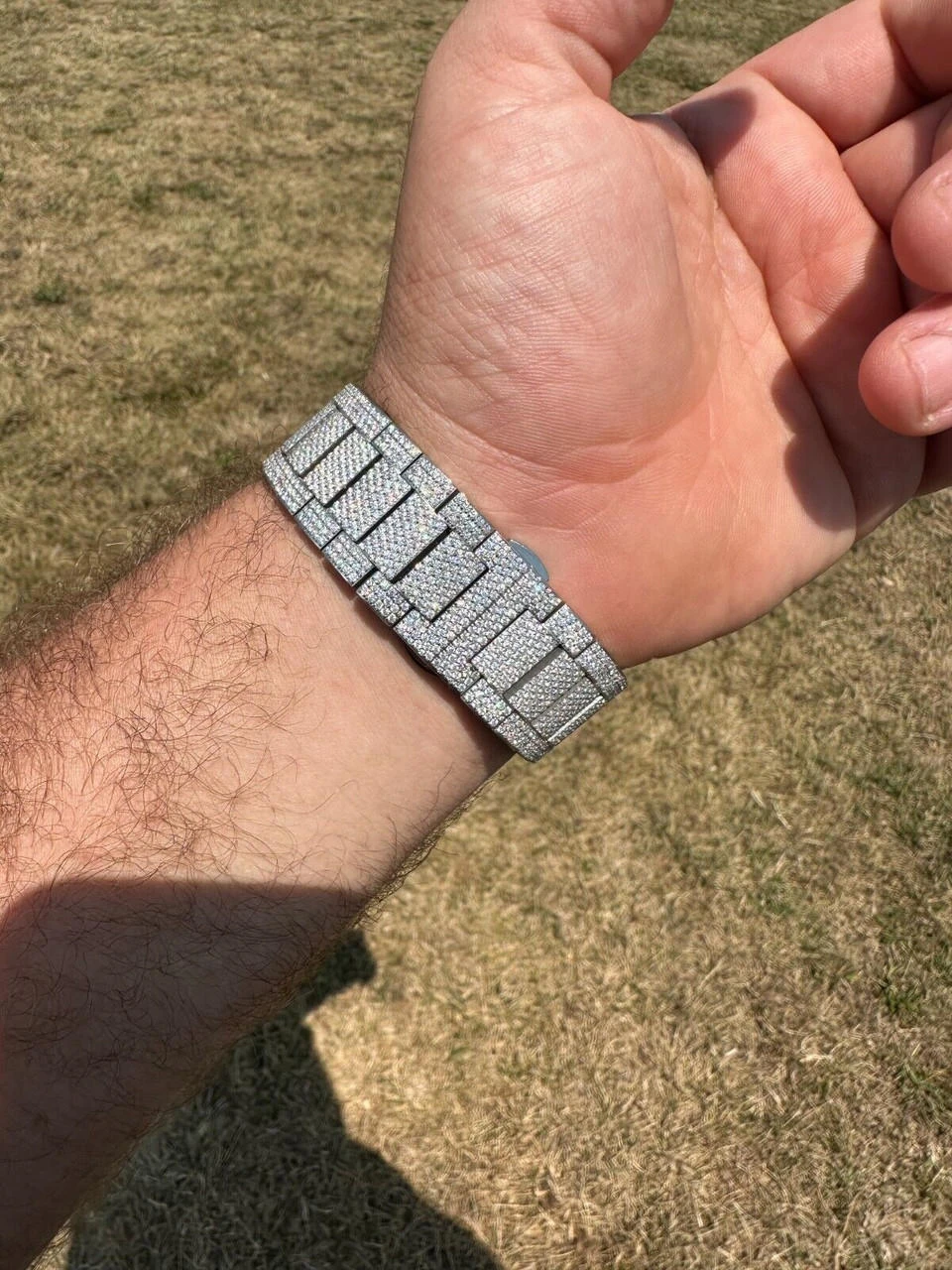 35ct MOISSANITE Red Face Mens Perpetual Calendar Real Watch Auto Iced Hip Hop 13 35ct MOISSANITE Red Face Mens Perpetual Calendar Real Watch Auto Iced Hip Hop - Image 11